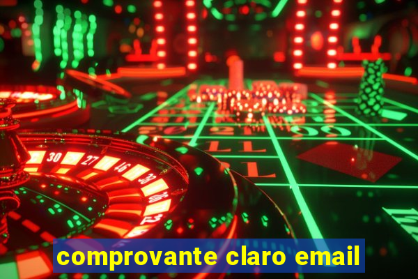 comprovante claro email